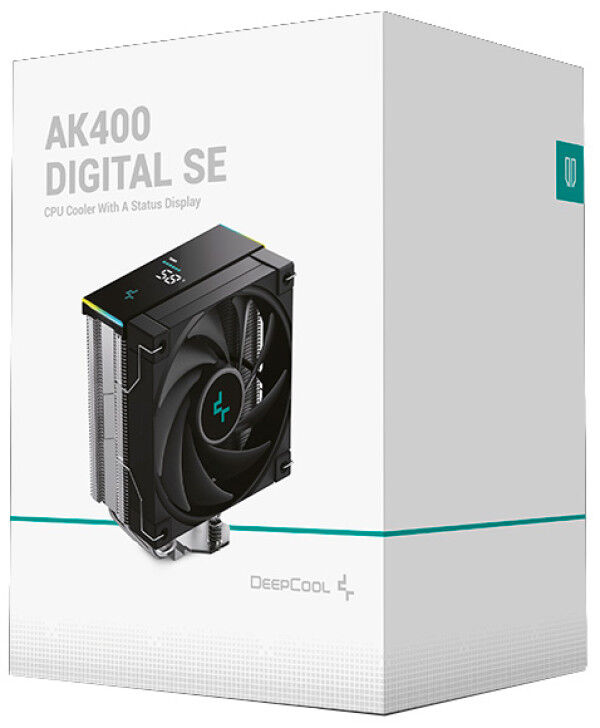 Deepcool AK400 Digital SE Hladnjak za procesor RGB, Crni