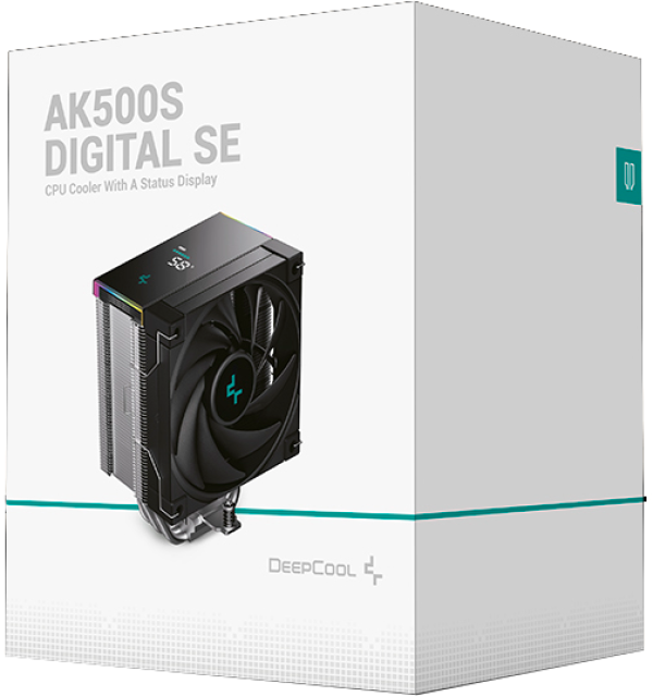 DeepCool AK500S DIGITAL SE CPU kuler 5xHeat Pipe 1x120mm 1850rpm 68,99 CFM Intel/AMD
