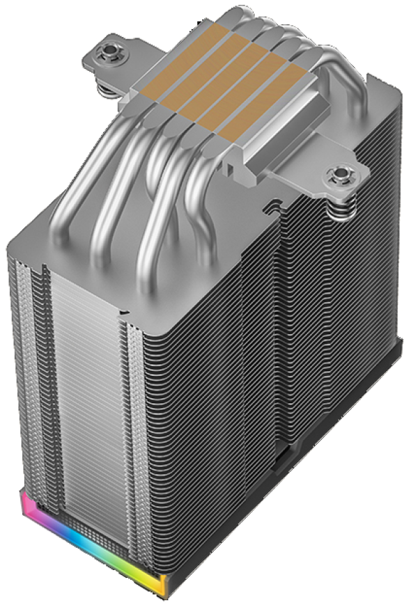 DeepCool AK500S DIGITAL SE CPU kuler 5xHeat Pipe 1x120mm 1850rpm 68,99 CFM Intel/AMD