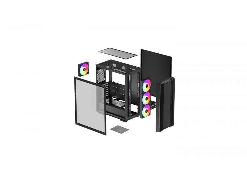 DeepCool CC560 V2 Kućište, Crno