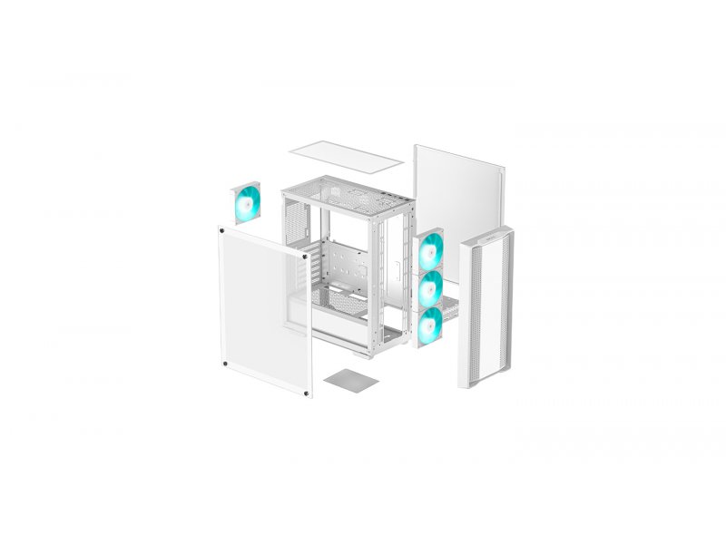 DeepCool CC560 Kućište V2, Belo