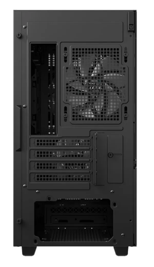 DeepCool CH360 Kućište DIGITAL ATX Bočno staklo Dual Status Display 2xLED 140mm +1x120mm USB-C, Crno