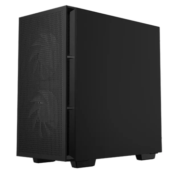 DeepCool CH360 Kućište DIGITAL ATX Bočno staklo Dual Status Display 2xLED 140mm +1x120mm USB-C, Crno