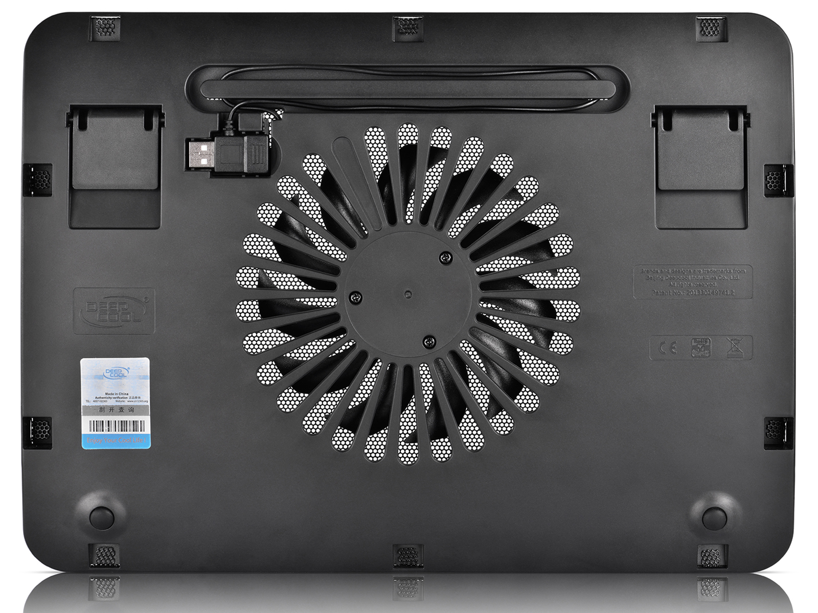 DeepCool Wind Pal Mini podloga za hlađenje notebook računara 39,6 cm (15.6") 1000 RPM, Crna