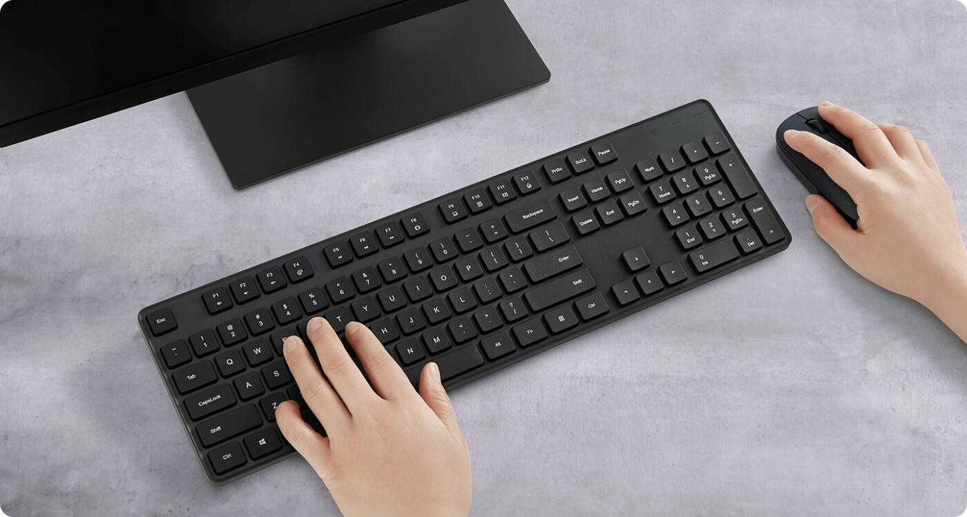 Xiaomi BHR6100GL Mi Set bežična tastatura i miš, Crni