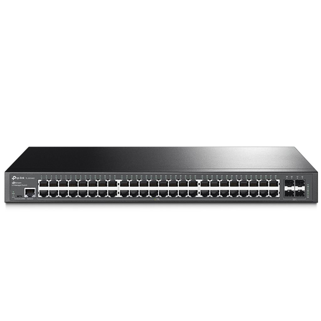 TP-Link TL-SG3452 / T2600G-52TS Switch 10/100/1000Mb/s 48- port+4 sfp JetStream upravljiv