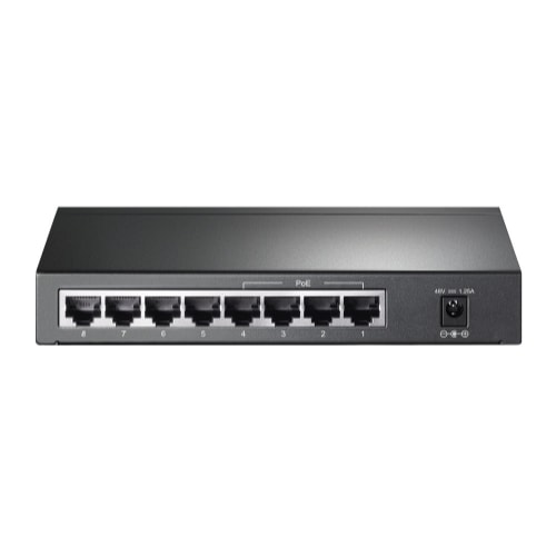 TP-LINK Switch PoE 10/100/1000 8-port TL-SG1008P, 4 PoE porta