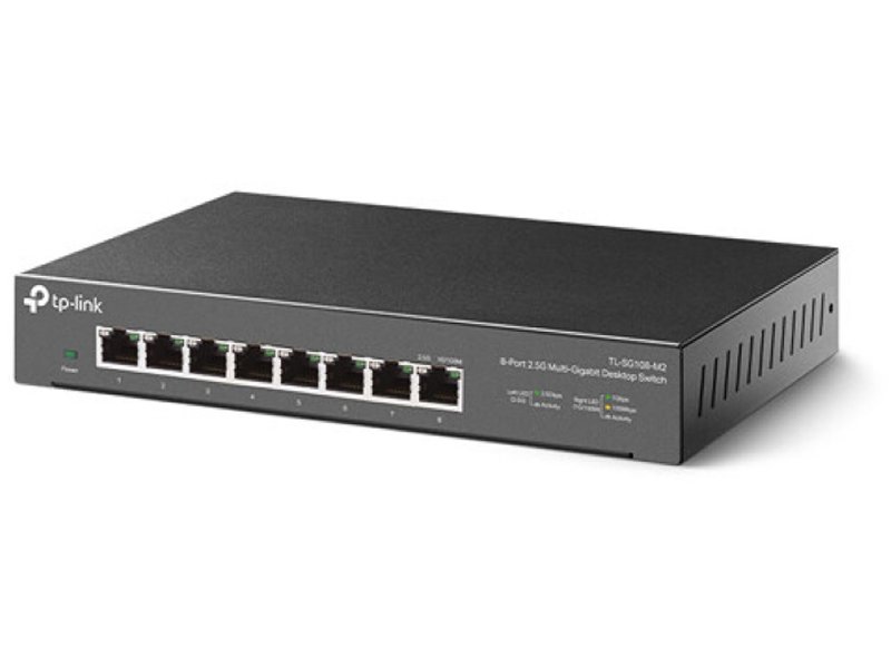 TP-Link TL-SG108-M2 Switch 8xRJ45 100/1000/2.5Gbps Gigabit