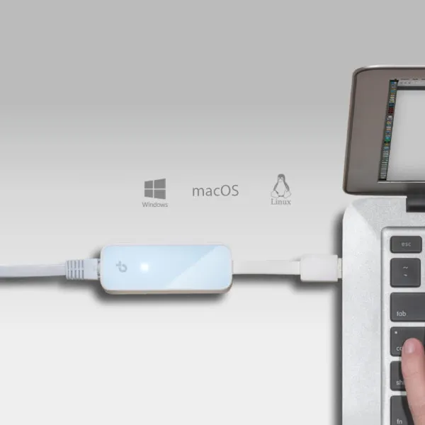 TP-Link UE200 Adapter USB-Lan 10/100 Beli