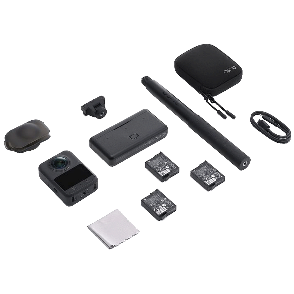 DJI Akciona kamera 120MP 8K 2" OLED 360° 128GB, Crna