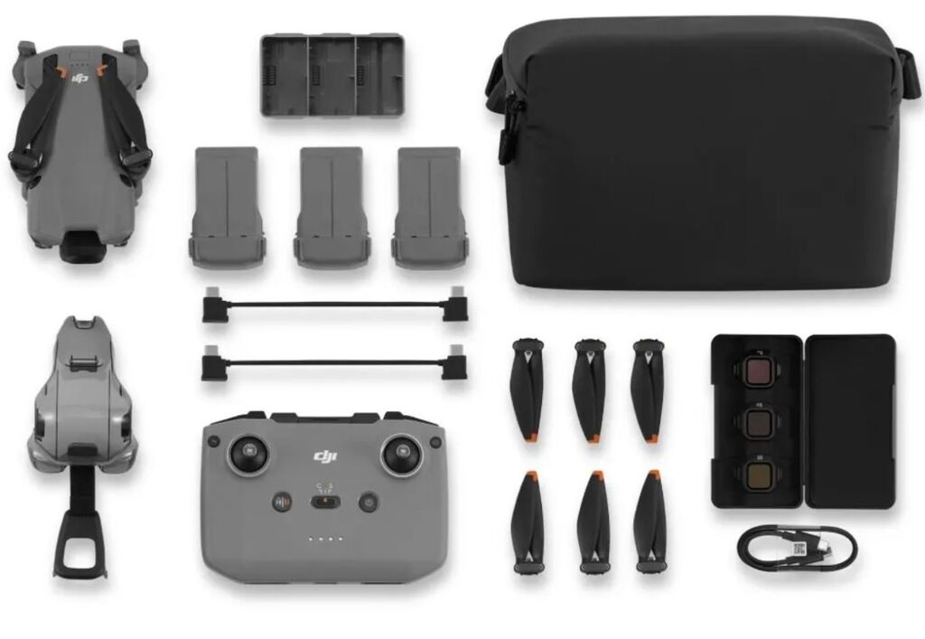 DJI Dron Mini 5 Pro Fly More Combo RC-N3, Sivi