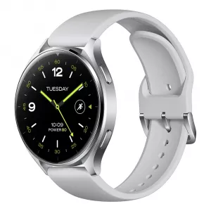 Xiaomi Watch 2 Silver Case with Gray TPU Strap