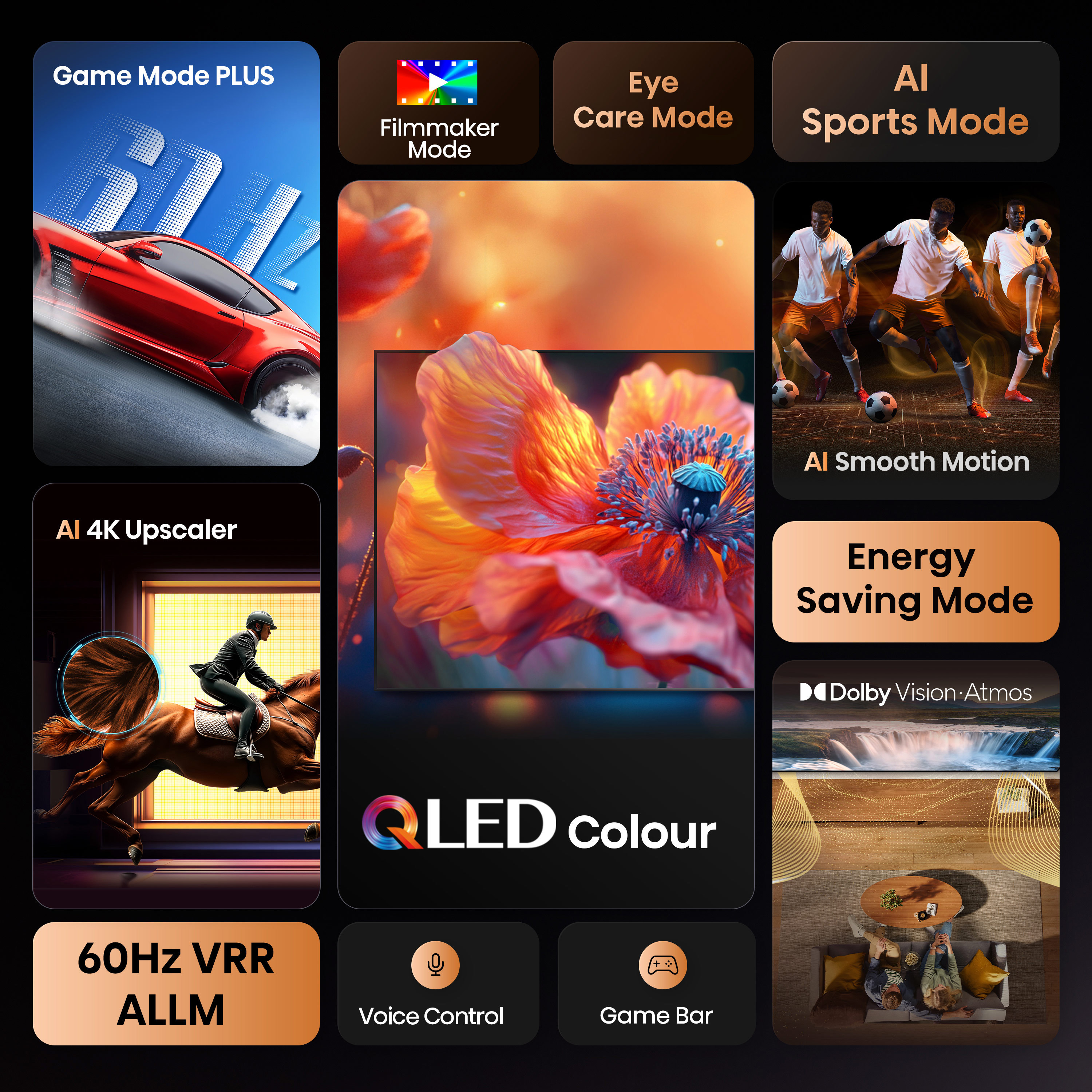 Hisense 55E7Q Televizor 55" QLED 4K UHD Smart TV