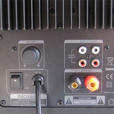 Microlab 6C Solo žični zvučnici 2-smerni 100 W, Crni
