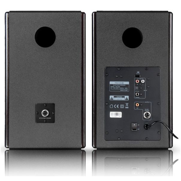Microlab SOLO 26 Aktivni drveni Zvučnici 2.0 130W RMS(2x65W) 6.5+1, Crni