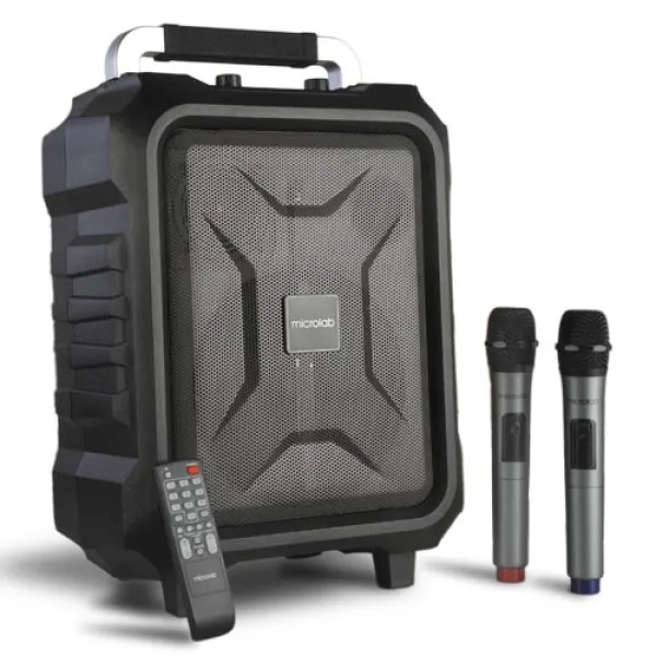 Microlab TL20 Karaoke zvučnik 200W Bluetooth LED 12V/4500mAh Aux USB microSD FM radio