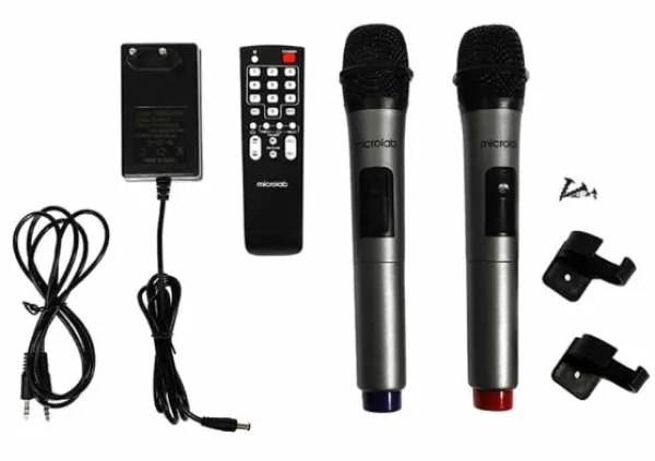 Microlab TL20 Karaoke zvučnik 200W Bluetooth LED 12V/4500mAh Aux USB microSD FM radio