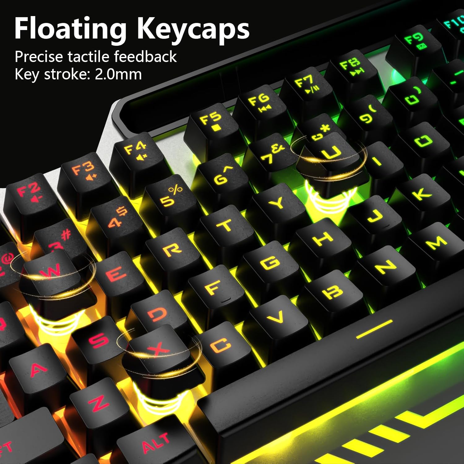 AULA T102 gaming combo 2u1 tastatura I mis RGB metalna