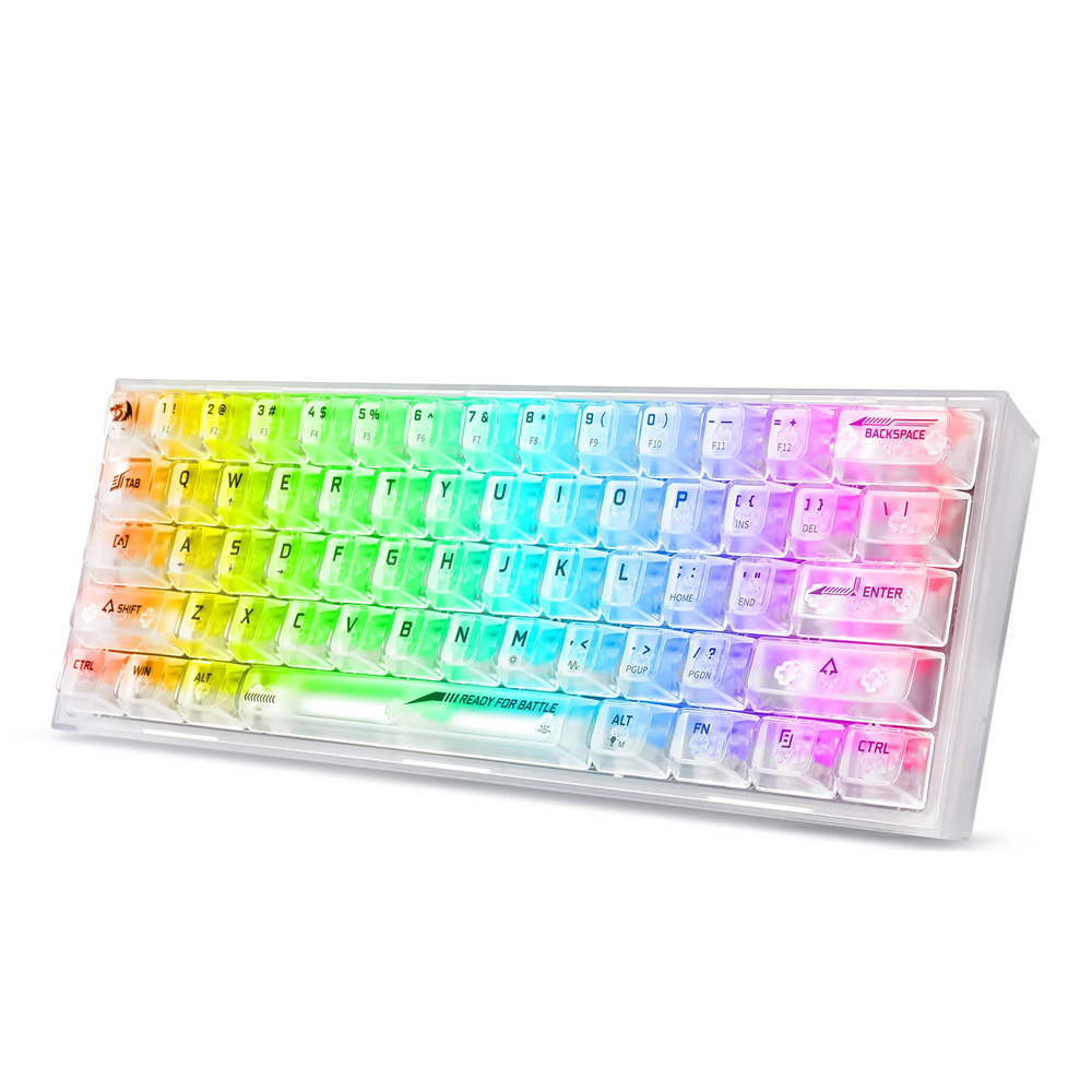 Redragon Fizz Gaming tastatura RGB, Bela