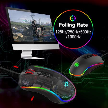 Redragon M711 COBRA Miš USB tipa A Optički 10000 DPI