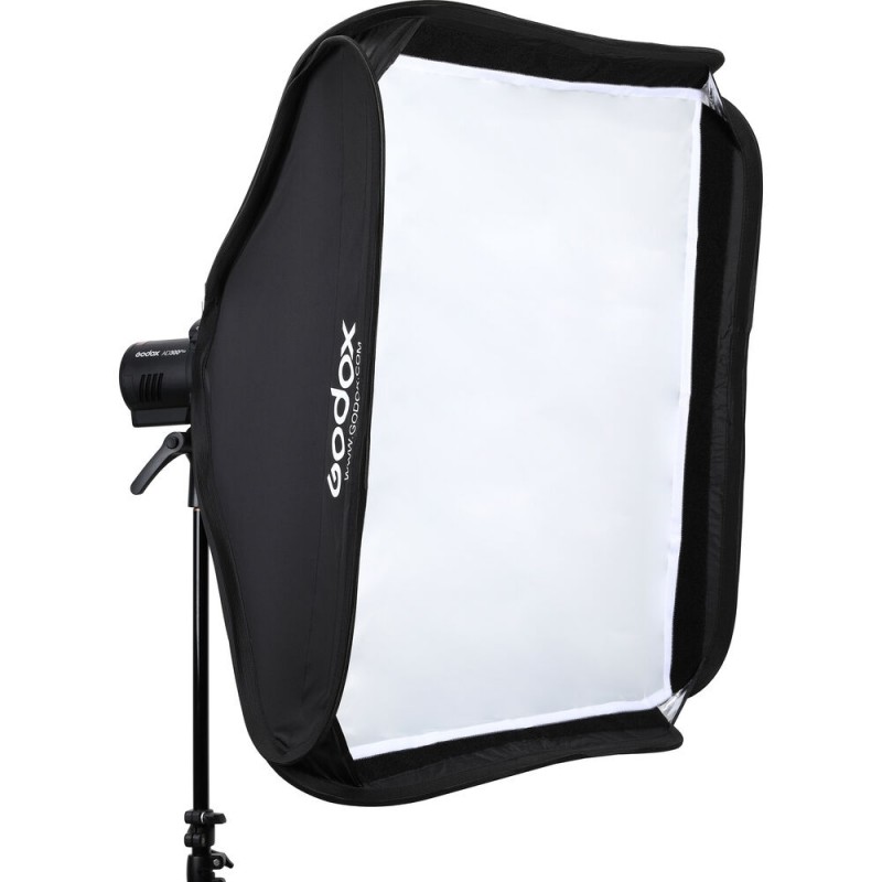 Godox SGGV-8080 Softbox za blic sa S2 type nosačem i gridom 80x80cm, Crni