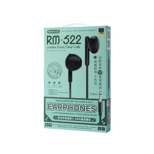 REMAX RM-522a Type-C Wired Earphones  (With Digital Interface)