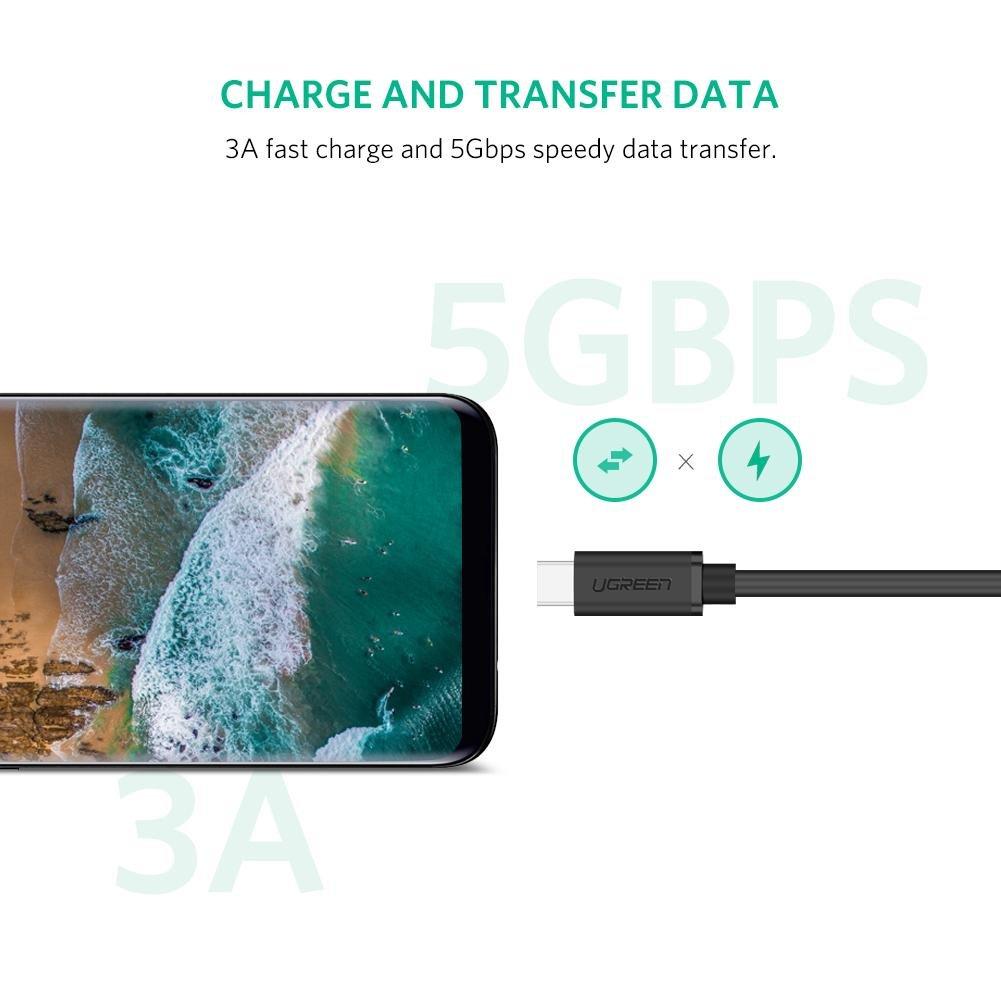 UGREEN ED008 USB Tip C M na Tip C F kabl 0.5m
