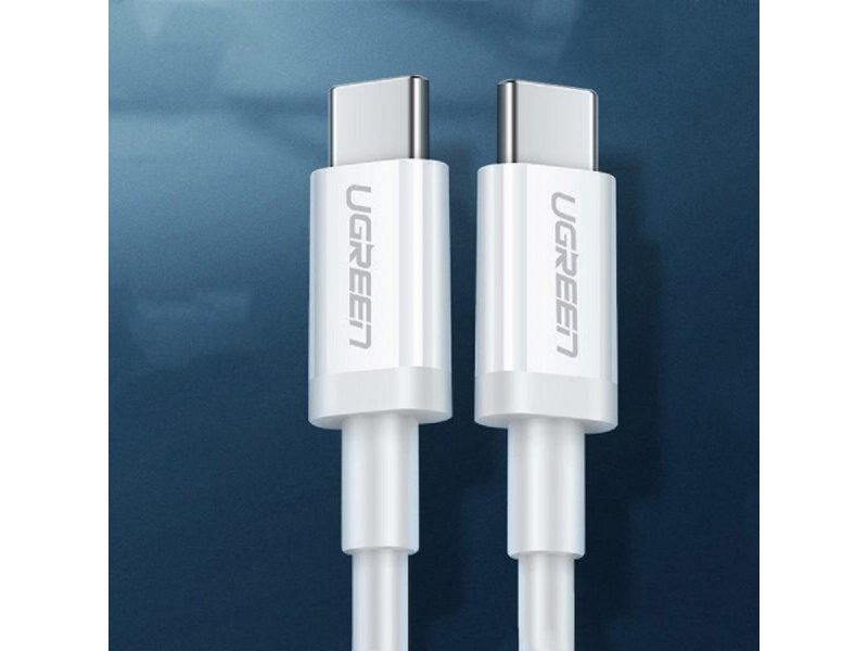 UGREEN US264 USB kabl 2.0 Type C na TYPE C 2m, Beli