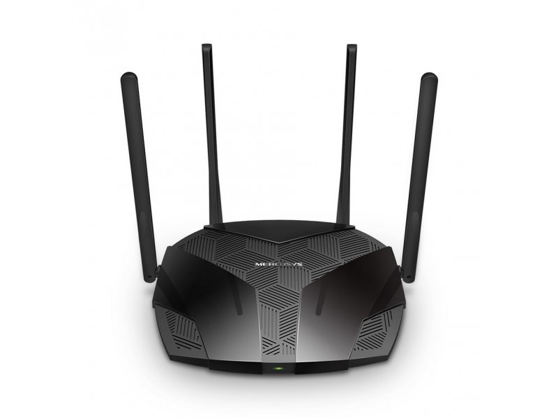 Беспроводной маршрутизатор Mercusys MR80X AX3000 WiFi 6 2402 Mbps/3LAN/1WAN/4x5dbi
