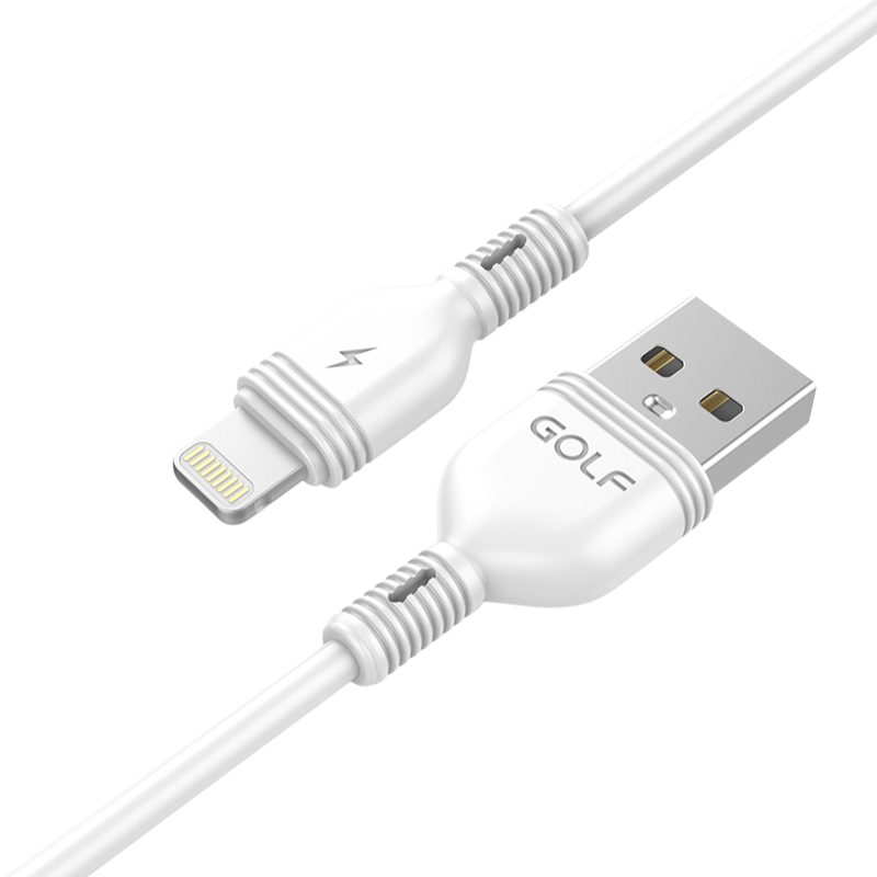 Golf GC-75i Kabl na lighting usb 1m 2A, Beli
