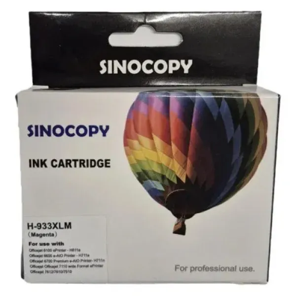 Sinocopy Kertridž HP 933XL 6100/6600/6700 Magenta, Magenta