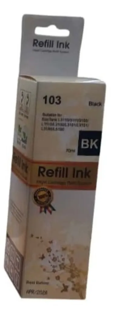 Sinocopy EPIJ103SC Inkjet dopuna za Epson SINO 70 ml, Crna