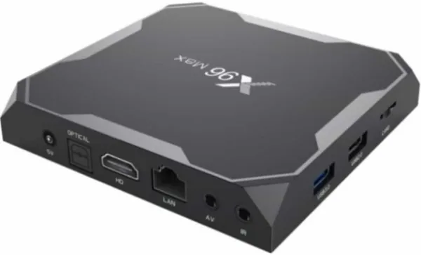 Gembird GMB-X96 MAX+ Smart TV box S905X3 quad Mali-G31MP 4K KODI programmable IR 2/16GB DDR3