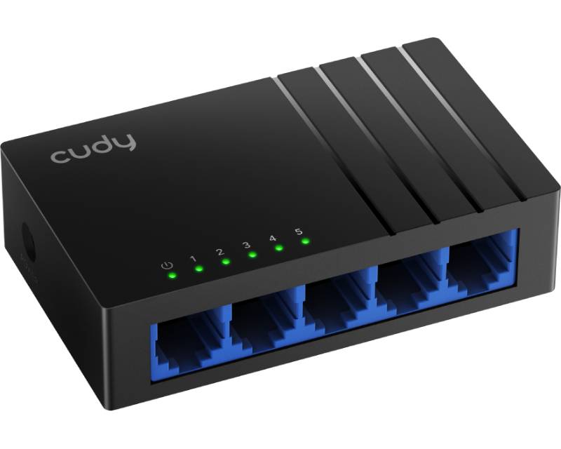 Cudy GS105D Switch gigabitni prekidač sa 5 portova 5x RJ45 10/100/1000 (Alt. SG105 PFS3005-GT-L)