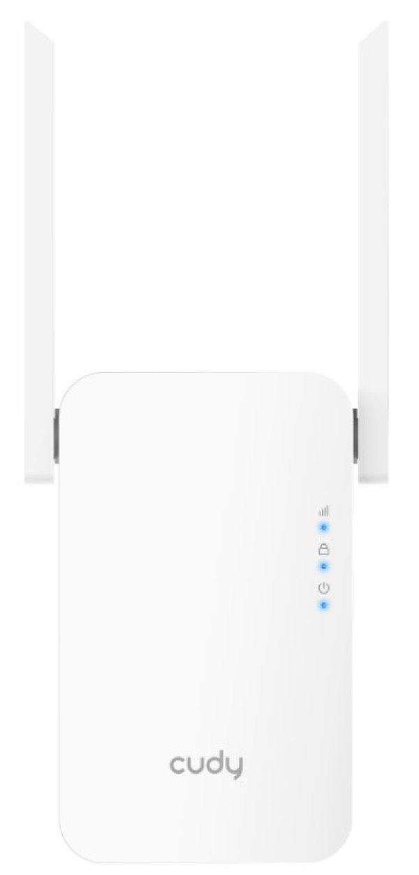 Cudy RE1200 WiFi ruter AC1200 MESH Range Extender Dual Band 2.4+5Ghz 2x5dBi 1xLAN AP/WPS ACCESS+LED