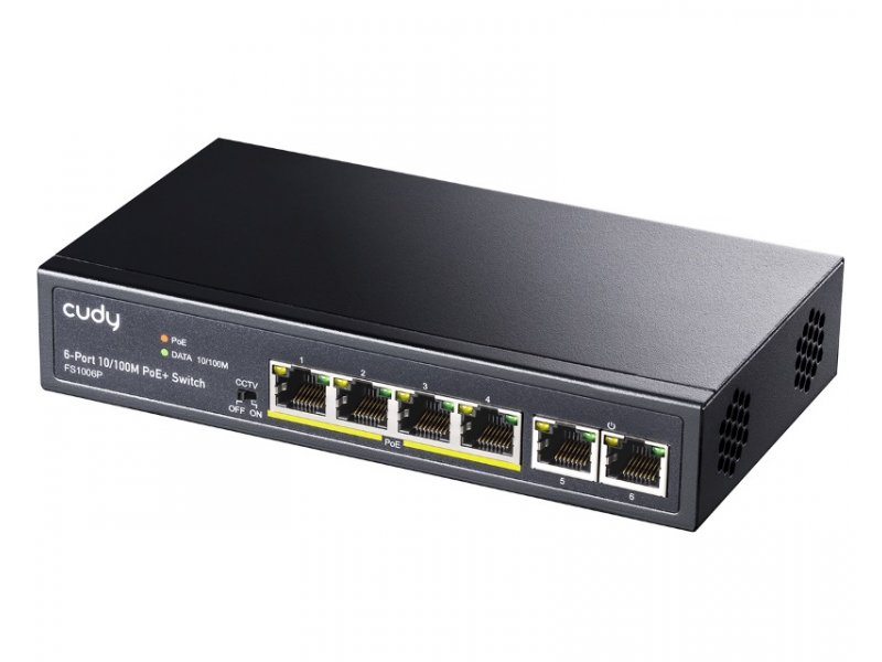 Cudy FS1006P PoE+ 6port switch