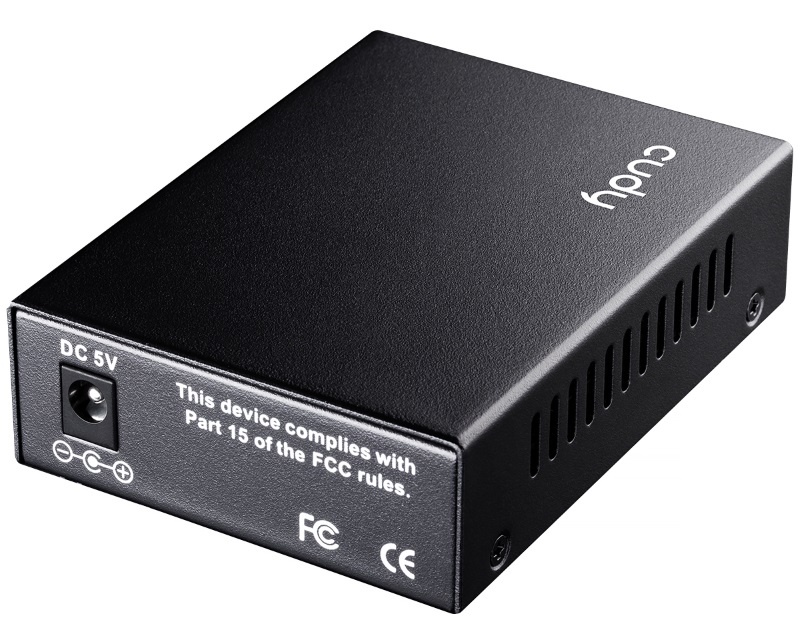 Cudy MC220 Konverter Gigabit Ethernet Fiber sa 1 SFP slotom, Crni