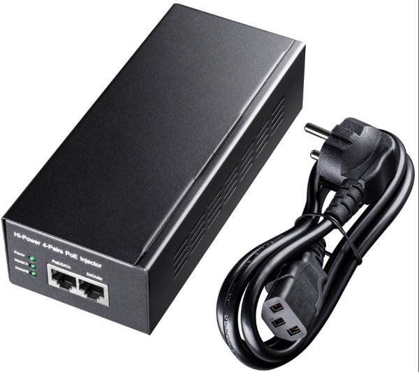 CUDY POE injektor POE300 60W 802.3at/802.3af Standard, Data&Power 100m