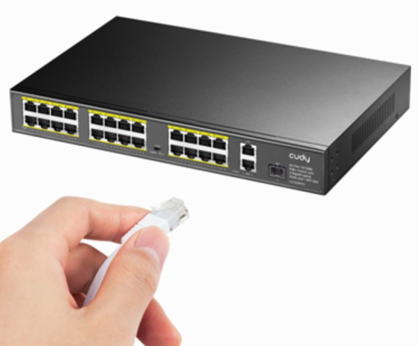 Cudy FS1026PS1 Sigurnosna kamera 24-Port 10/100M, Bela