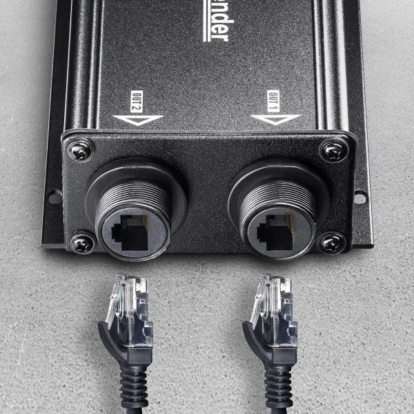 Cudy POE25 Mrežni adapter 30W Gigabit PoE+/PoE Injector 2-Channel Outdoor PoE Extender 100m