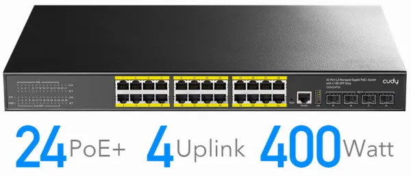 Cudy GS5024S4 Switch 24-portni 4xSFP