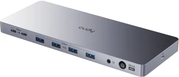 Cudy CS700 Docking Station 13u1 10Gbps USB-C Dual 4K 150W PSU