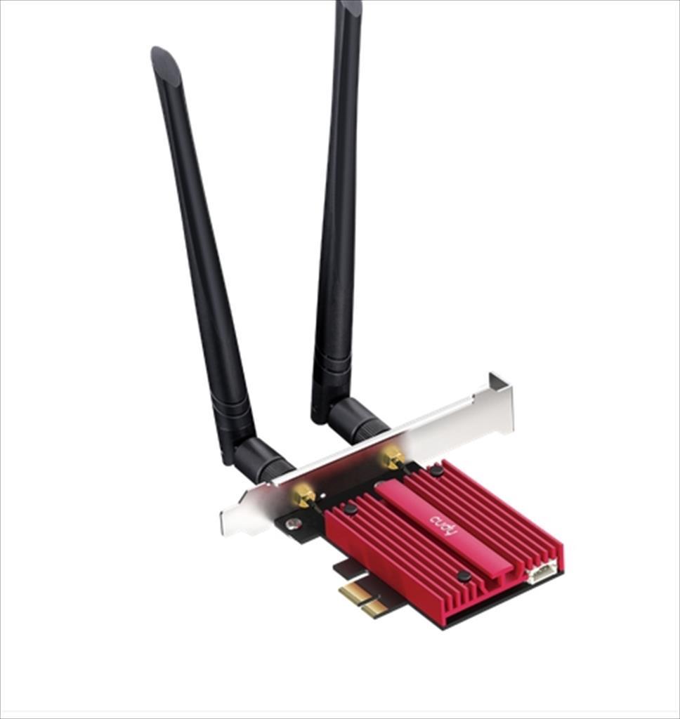 Cudy Be9300 bežična mrežna kartica Pci-E tropojasna Wifi 7 Bt 5.4 We9300
