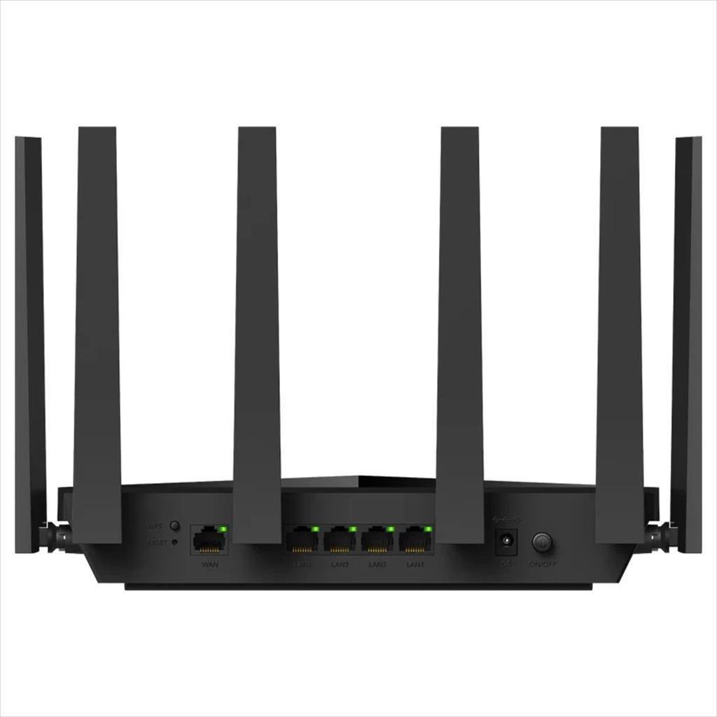 Cudy Be6500 Wr6500H Bežični ruter sa dvopojasnim Wi-Fi 7 6 antena 1X 1G WAN portom 4X Lan 100/1000 portova