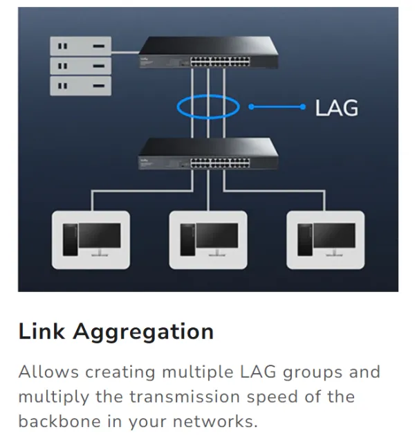 Cudy GS1016ES2 Switch 16-portni Gigabit 2x SFP Light Managed