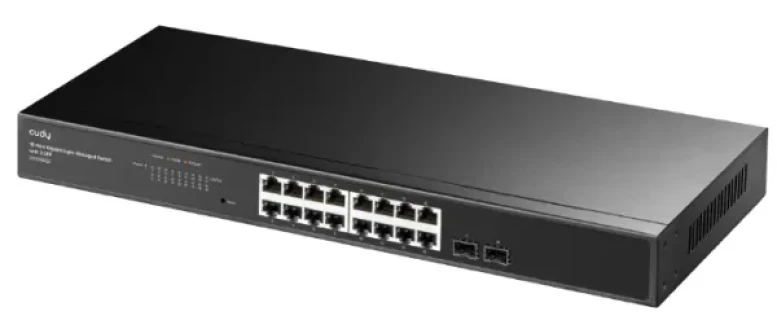 Cudy GS1016ES2 Switch 16-portni Gigabit 2x SFP Light Managed