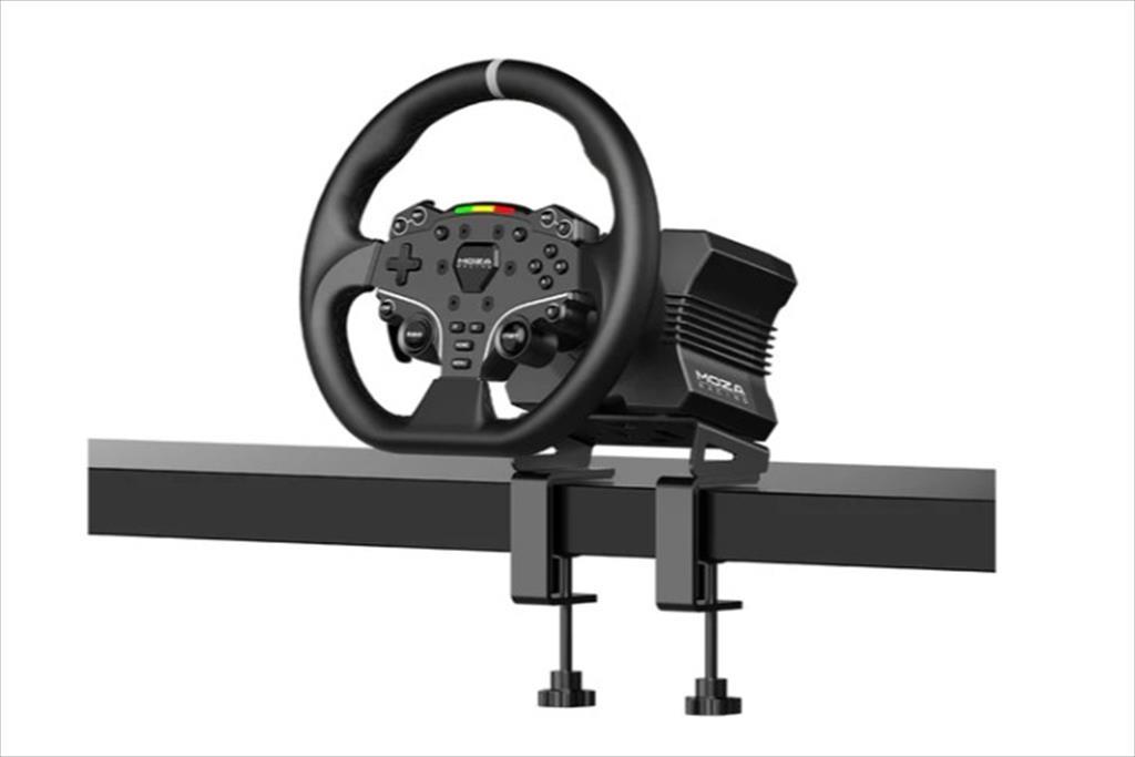 Moza Racing R5 BUNDLE set volana R5 baza ES volan SR-P Lite pedale R5 stezaljka za sto za računar