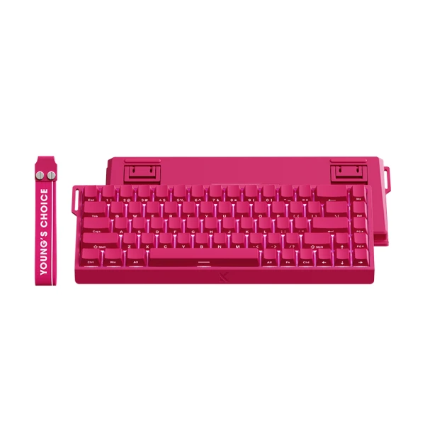 Mchose Ace 68 Gaming tastatura Hall Effect Magnetic Switch Rose Red