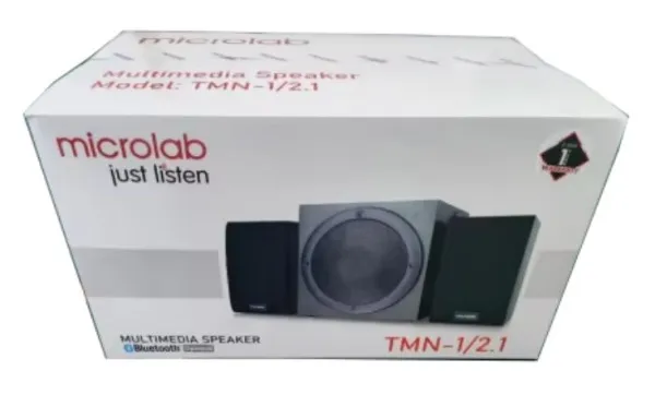 Microlab TMN-1/2.1 Aktivni drveni zvučnici BT 2.1 sistem 32W RMS (9W*2+14W) Bluetooth 3 3,5mm