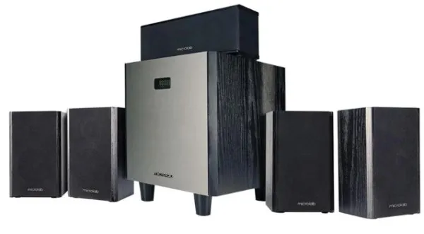 Microlab HTS800 Zvučnici 5.1 180 W, Crni
